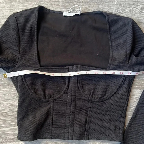 NEW JONATHAN SIMKHAI STANDARD Rib Knit Bustier Top - Picture 10 of 14